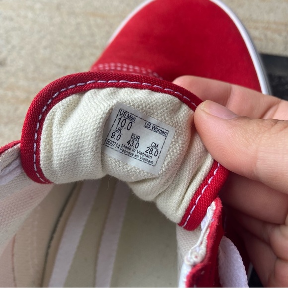 Red Old Skool Vans - Picture 2 of 5